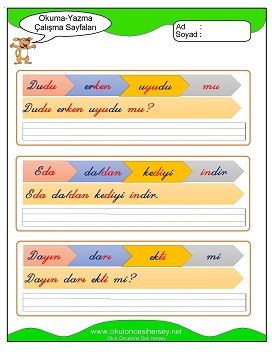 d sesi Grubu Çalışma Sayfaları